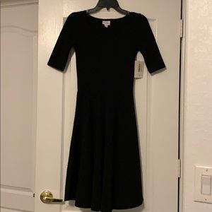 Black XS Lularoe Nicole dress NEW